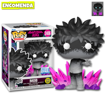 PRÉ-VENDA: Funko Pop! Mob Psycho 100 - Mob 2406 GITD