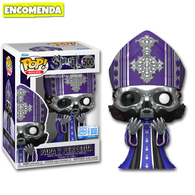 PRÉ-VENDA: Funko Pop! Rocks Ghost - Papa V Perpetua 500