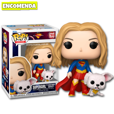 PRÉ-VENDA: Funko Pop! Supergirl 2026 - Supergirl with Puppy Krypto 633