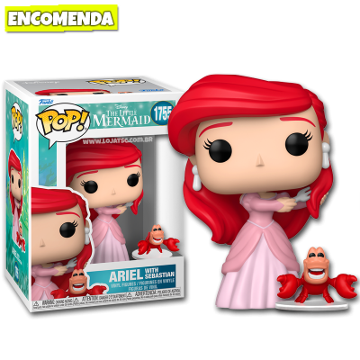 PRÉ-VENDA: Funko Pop! The Little Mermaid - Ariel with Sebastian 1755