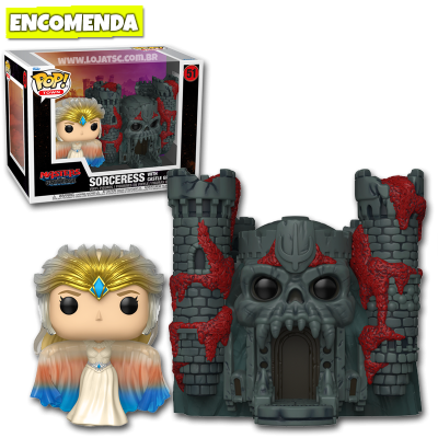 PRÉ-VENDA: Funko Pop! Town Masters of the Universe Live Action 2026 - Sorceress with Castle Grayskull 51