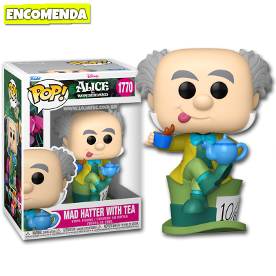 PRÉ-VENDA: Funko Pop! Alice in Wonderland - Mad Hatter with Tea 1770