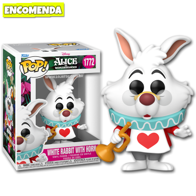 PRÉ-VENDA: Funko Pop! Alice in Wonderland - White Rabbit with Horn 1772