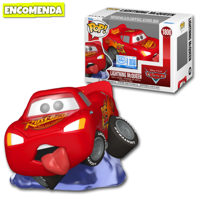 PRÉ-VENDA: Funko Pop! Cars - Lightning McQueen 1800