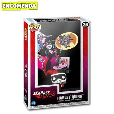 PRÉ-VENDA: Funko Pop! Comic Cover The Batman Adventures - Harley Quinn 26 Mad Love