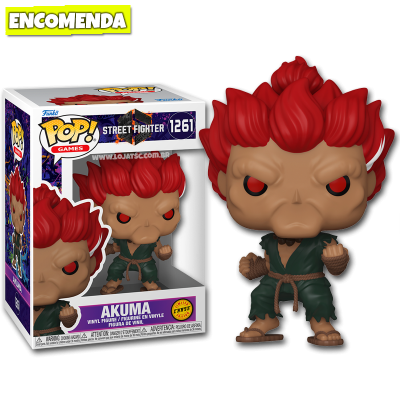 PRÉ-VENDA: Funko Pop! Street Fighter 6 - Akuma 1261 CHASE