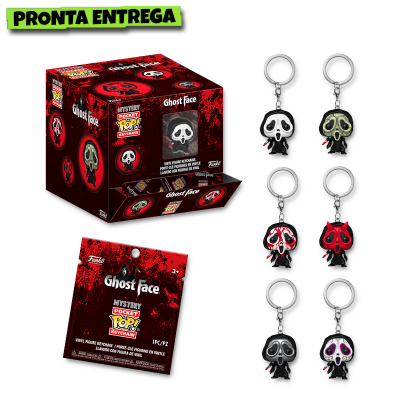 Funko Mystery Pop! Pocket Chaveiro - GhostFace Scream (1 Unidade)