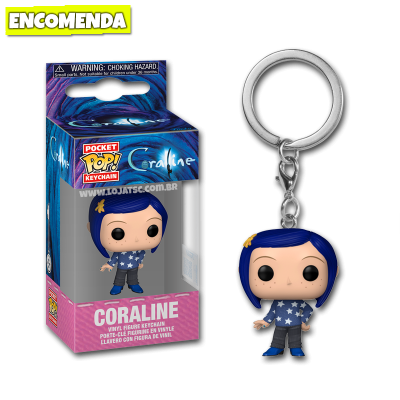 PRÉ-VENDA: Funko Pop! Chaveiro Coraline
