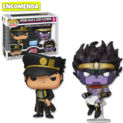 Funko Pop! JoJo's Bizarre Adventure - Jotaro Kujo & Star Platinum 2Pk