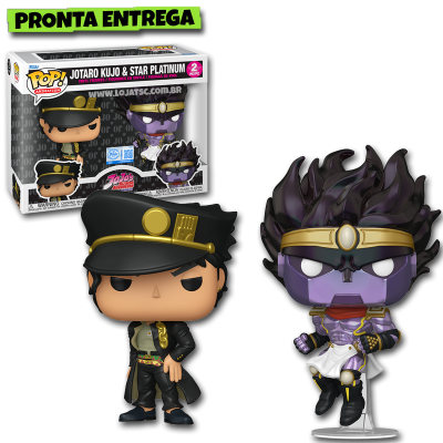 Funko Pop! JoJo's Bizarre Adventure - Jotaro Kujo & Star Platinum 2Pk