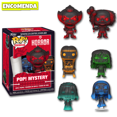 PRÉ-VENDA: Funko Pop! Mystery - Mystery Warner Bros Horror (Unidade)