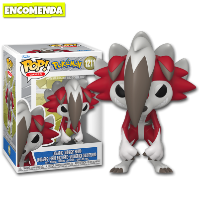 PRÉ-VENDA: Funko Pop! Pokémon - Lycanroc Midnight Form 1211