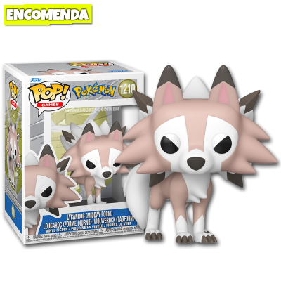 PRÉ-VENDA: Funko Pop! Pokémon - Pokemon Lycanroc Midday Form 1210