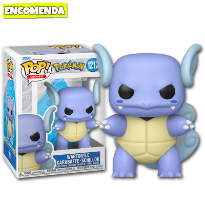 PRÉ-VENDA: Funko Pop! Pokémon - Wartortle 1212