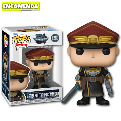 PRÉ-VENDA: Funko Pop! Total War WARHAMMER 40,000 - Astra Militarum Commisar 1289
