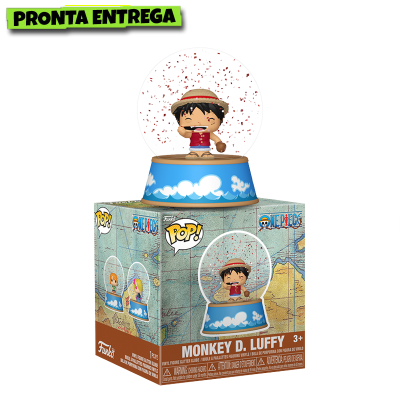 Funko One Piece Mini Glitter Globe - Monkey D. Luffy