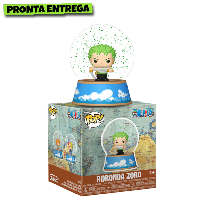 Funko One Piece Mini Glitter Globe - Roronoa Zoro