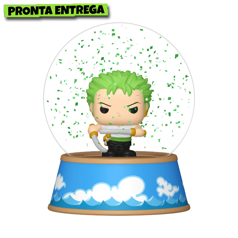 Funko One Piece Mini Glitter Globe – Roronoa Zoro 2