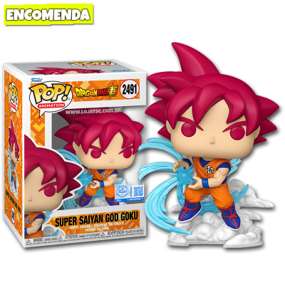 PRÉ-VENDA: Funko Pop! Dragon Ball Super - Super Saiyan God Goku (Kamehameha) 2491