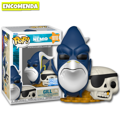PRÉ-VENDA: Funko Pop! Finding Nemo Procurando Nemo - Gill 1818