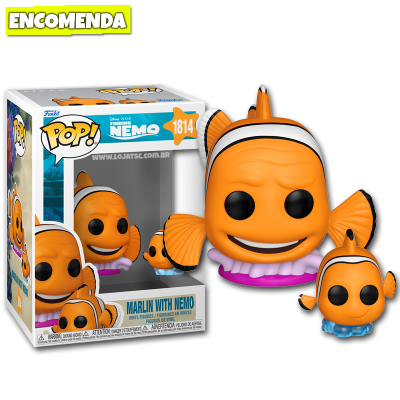 PRÉ-VENDA: Funko Pop! Finding Nemo Procurando Nemo - Marlon with Nemo 1814