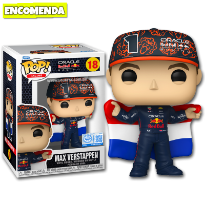 PRÉ-VENDA: Funko Pop! Formula 1 Redbull - Max Verstappen 18
