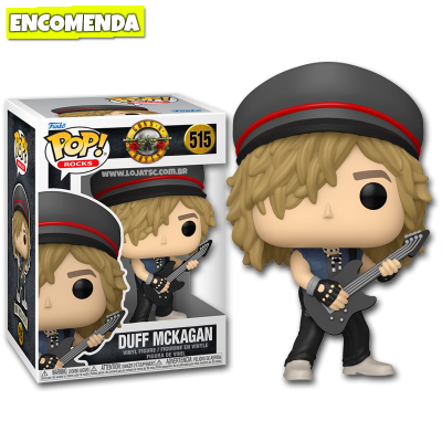 PRÉ-VENDA: Funko Pop! Guns N' Roses - Duff McKagan 1985 515