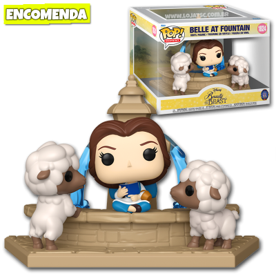 PRÉ-VENDA: Funko Pop! Moment Beauty and the Beast A Bela e a Fera - Belle at Fountain 1824