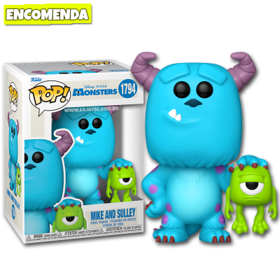 PRÉ-VENDA: Funko Pop! Monsters Inc. Monstros S.A. - Mike and Sulley 1794