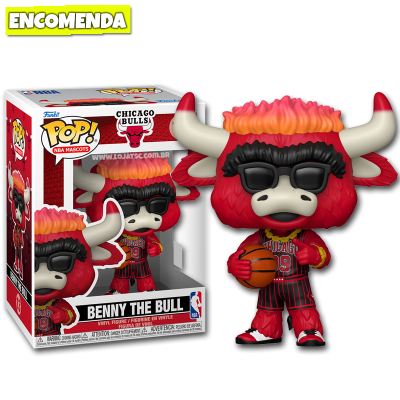 PRÉ-VENDA: Funko Pop! NBA Mascots Chicago Bulls - Benny The Bull 13