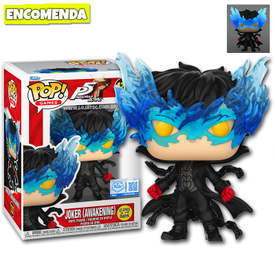 PRÉ-VENDA: Funko Pop! Persona 5 Royal – Joker (Awakening) 1322 GITD