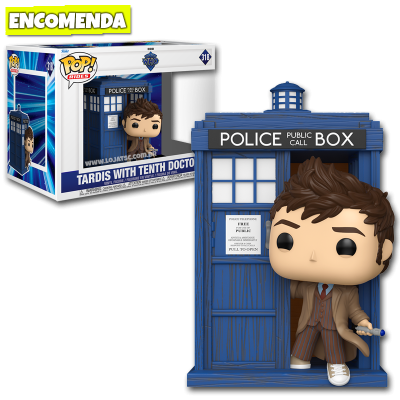 PRÉ-VENDA: Funko Pop! Rides Deluxe Doctor Who - Tardis with Tenth Doctor 318