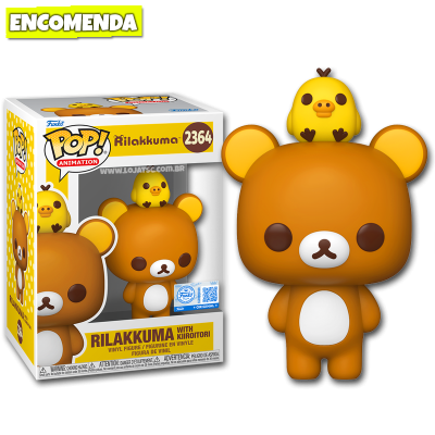 PRÉ-VENDA: Funko Pop! Rilakkuma - Rilakkuma with Kiiroitori 2364