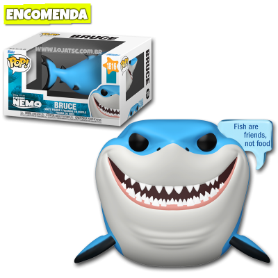 PRÉ-VENDA: Funko Pop! Sayings Finding Nemo Procurando Nemo - Bruce 1816