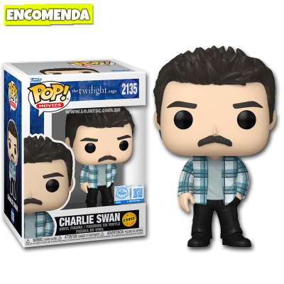 PRÉ-VENDA: Funko Pop! The Twilight Saga Crepúsculo - Charlie Swan 2135 CHASE
