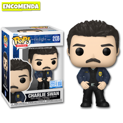 PRÉ-VENDA: Funko Pop! The Twilight Saga Crepúsculo - Charlie Swan 2135