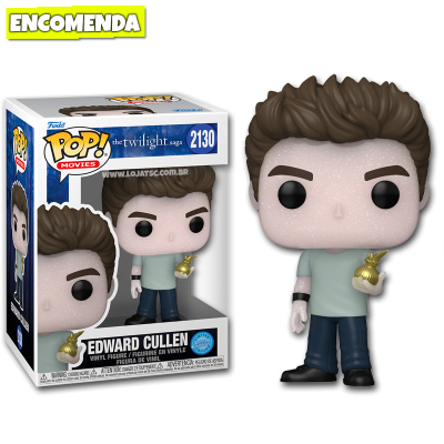 PRÉ-VENDA: Funko Pop! The Twilight Saga Crepúsculo - Edward Cullen 2130 Glitter CHASE