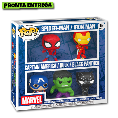 Funko Marvel Avengers Vingadores 5-Pack