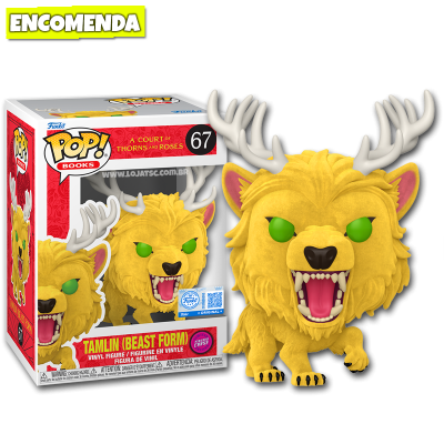 PRÉ-VENDA: Funko Pop! ACOTAR Corte De Espinhos E Rosas A Court of Thorn and Roses - Tamlin (Beast Form) 67 Flocked CHASE