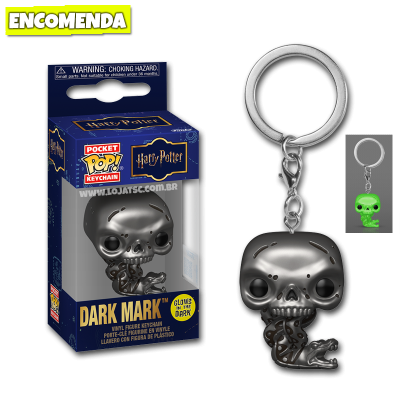 PRÉ-VENDA: Funko Pop! Chaveiro Harry Potter - Dark Mark GITD