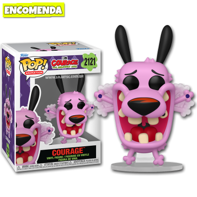 PRÉ-VENDA: Funko Pop! Courage the Cowardly Dog Coragem, o Cão Covarde 2121