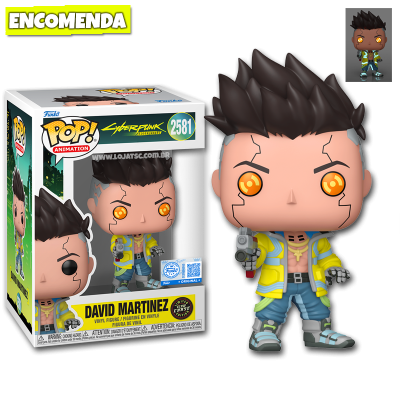 PRÉ-VENDA: Funko Pop! Cyberpunk Edgerunners - David Martinez 2581 CHASE