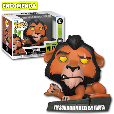 PRÉ-VENDA: Funko Pop! Meme Villains Disney - Scar 1801