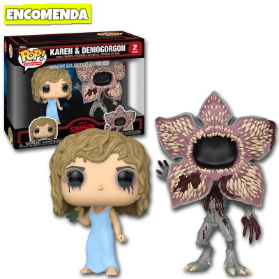 PRÉ-VENDA: Funko Pop! Stranger Things - Karen & Demogorgon 2-Pack