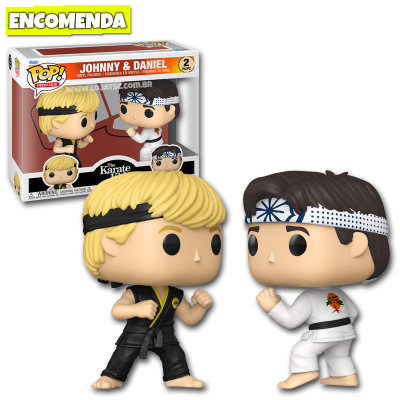 PRÉ-VENDA: Funko Pop! The Karate Kid - Johnny & Daniel 2-Pack