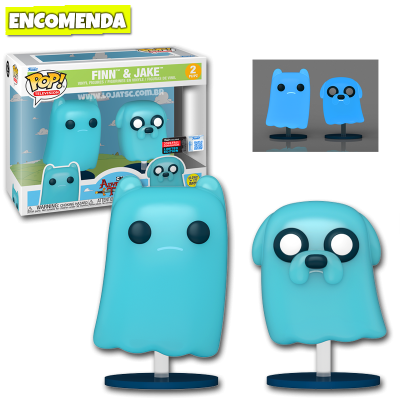 Funko Pop! Adventure Time - Finn & Jake (Glow) 2-Pack