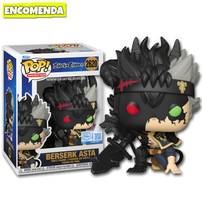 PRÉ-VENDA: Funko Pop! Black Clover - Berserk Asta 2620