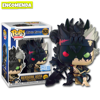 PRÉ-VENDA: Funko Pop! Black Clover - Berserk Asta 2620 CHASE