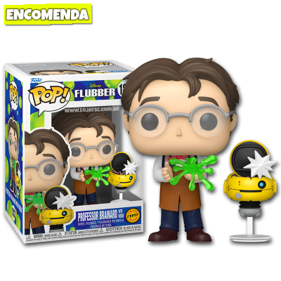 PRÉ-VENDA: Funko Pop! Flubber - Professor Brainard with Weebo 1833 CHASE