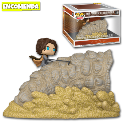 PRÉ-VENDA: Funko Pop! Moment Dune 3 - Paul Atreides with Sandworm 2155